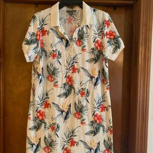 Tommy Bahama Hibiscus Floral Polo Dress